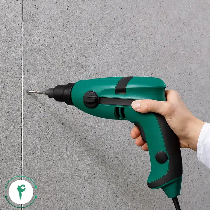 نصب صفحات سیمانی به زیرسازی با پیچ ضدزنگ