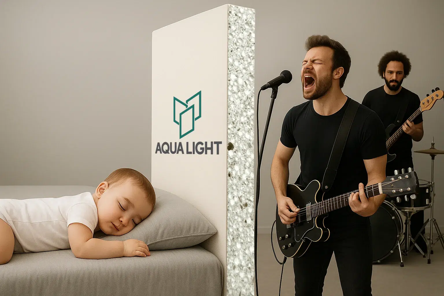 اجرای دیوار داخلی با صفحات سیمانی آکوالایت